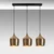 Conceptum Hypnose Luster Dodo-6272, 72x22 cm, 3xE27 , Bakarne boje