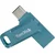 USB C & USB disk SanDisk 128GB UltraDual GO, 3.1/3.0, b do 400 MB/s, modra