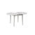 Hanah Home Set Trpezarijski sto i 2 trpezarijske stolice Vina 1005 3 v2, Beli