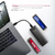 box THIN za M.2 NVMe SSD / EEM2-GTS2 / USB-C / USB 3.2 Gen2 / do 10 Gbit/s / 50 cm kabla