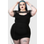 Žensko krilo KILLSTAR - Viki Asymmetric - Black - KSRA009759
