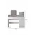 HANAH HOME Sto za šminkanje Harmony 2 Square White