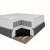 Carryhome POSTELJA BOXSPRING 160 cm x 200 cm , tekstil svetlo siva