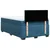 Vidaxl Box spring postelja z vzmetnico modra 120x200 cm žamet