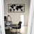 Wallity Zidna dekoracija World Map 7, 121x60cm, Crna