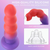 SuperLove Bumpy Silicone Anal Trainer Dildo 16cm Red-Purple