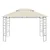 Vidaxl Paviljon 4x3x2,7 m krem 160 g/m2