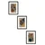 Wallity Uramljena slika Huhu483S, 50x70 cm , 3 dela