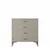Hanah Home komoda BE122, 85,6 cm, peščar