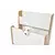 Hanah Home Polica za knjige, 57x55x34cm, Bela