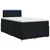 vidaXL Postelja boxspring z vzmetnico Črna 120 x 190 cm Blago
