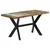 Vidaxl Jedilna miza 140x70x75 cm trden predelan les