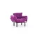 Atelier del Sofa Fotelja Nitta 95x85x70cm Ljubičasta