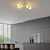 Opviq Luster Luminar-14141, 55x50x30cm, IP20, Zlatno-bele boje