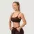 GymBeam NEO Seamless Sports Bra Mocha