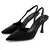 Mona shoes Ženske sandale na štiklu, Crne