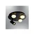 Opviq luster 5044-3-19, LED 13 W, crni