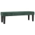Greatstore Klop temno zelen 100x30x30 cm žamet