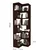Hanah Home Polica za knjige CPT4807-19255x192x27 cm, Braon