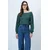 Trend Alacati Stili Ženska bluza Alc-X14393, Zelena