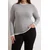 Trendyol Curve Ženska bluza Tbbaw26Af00040, Siva