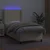 Krevet box spring s madracem LED krem 90x190 cm od umjetne kože