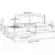 Set vanjskih sofa Bijela 230,5 x 83 x 73 cm Poliester