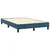 Vidaxl Box spring postelja z vzmetnico temno modra 120x200 cm žamet