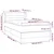 Vidaxl Box spring postelja z vzmetnico modra 100x200 cm blago