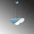 Conceptum Hypnose Luster Vatoz-Nus-2866, 25-112cm, O10 Plate, E27 , Plavi