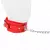 Kink Collar with Leash Red