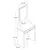 Hanah Home Sto za šminkanje Lizbon Mirror, 70x40x84.7 cm, Orah-beli