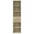 Visoka komoda hrasta sonome 45x42,5x185cm od konstruiranog drva