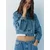 Pull&Bear Kavbojke moder denim