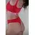POMIRISHI BAMBOO UNDERWEAR Ženske gaćice tanga brazilke, Crvene