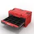 Predalni modul QBRICK SYSTEM ONE Drawer 3 Toolbox 2.0 Red Ultra HD 65569