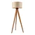 Podna lampa AIDA 1xE27/15W/230V hrast/rafija
