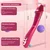 SuperLove E-Stim Realistic Silicone Vibrator Pink