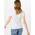 LEVIS Majica Batwing, bela