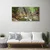 tulup.si Steklena slika Forest moss narava 120x60 cm 2 obešalnika