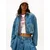 Tommy Jeans Prehodna jakna Harrington  moder denim