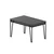Aberto Design Trpezarijski sto Pal 132x76x80cm Antracit
