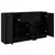 Komode 2 pcs Crni hrast 60 x 30 x 70 cm Konstruirano drvo