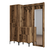 HANAH HOME Berlin ABC Walnut Hall Stand