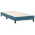 Vidaxl Box spring postelja z vzmetnico temno modra 80x220 cm žamet