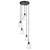 RABALUX Visilica Jarina 5x40W crna