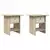 Noćni ormarić s ladicama 2 pcs Sonoma hrast 41 x 40 x 45 cm