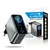 Polnilnik GaN 1x USB, 2x USB-C Quick Charge 4+ 67W, črn