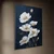 Tiskana slika z okvirjem 60x80 cm White Poppies – Styler