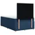 Vidaxl Box spring postelja z vzmetnico modra 120x190 cm blago